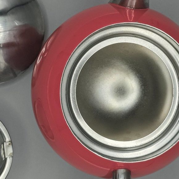 Ladies Pink Fuschia Teapot G&H Tea Services Metal Modern Style - Picture 5 of 5